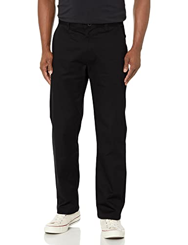 Volcom Men's Regular Frickin Skate Chino Pants, Black 1, 34