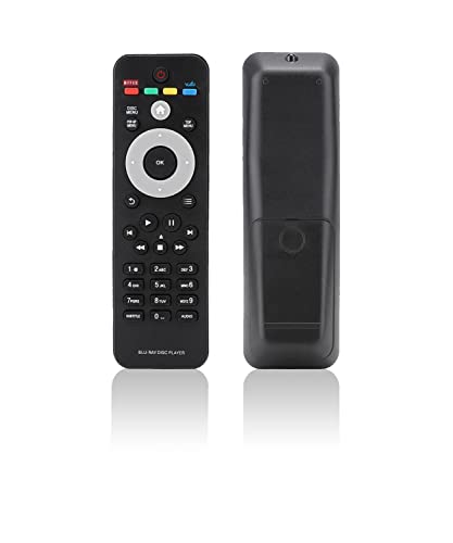 JISOWA Remote Control Replacement for Philips BD Blu-ray Disc DVD Player BDP1502 BDP1502/F7 BDP1502/F7B BDP1502/F7A BDP2205 BDP2205/F7 BDP2105 BDP1300/F7 BDP2900/F7 BDP2100/F7 BDP2501/F7 BDP2185/F7