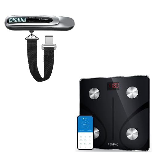 RENPHO Smart Scale for Body Weight and RENPHO Digital Luggage Scale