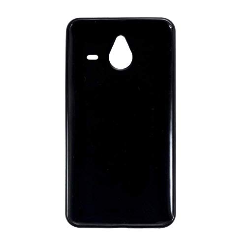 Nokia Lumia 640XL Case, Scratch Resistant Soft TPU Back Cover Shockproof Silicone Gel Rubber Bumper Anti-Fingerprints Full-Body Protective Case Cover for Nokia Lumia 640XL (Black)