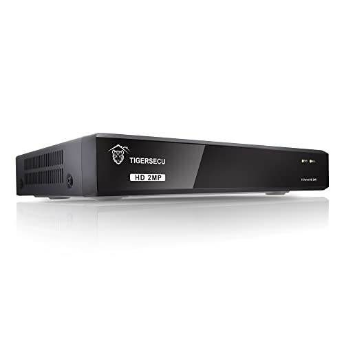 TIGERSECU Super HD 1080P 8-Channel Hybrid 4-in-1 DVR Security Recorder Without Hard Drive, for 2MP TVI/AHD/CVI/Analog Cameras (Cameras and Hard Drive Not Included)