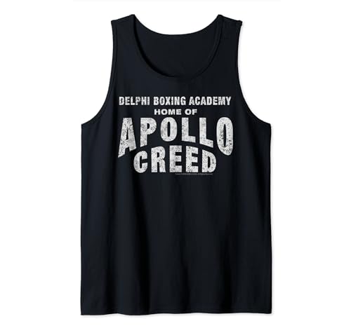 Creed Delphi Boxing Academy Home Of Apollo Creed Logo Tank Top
