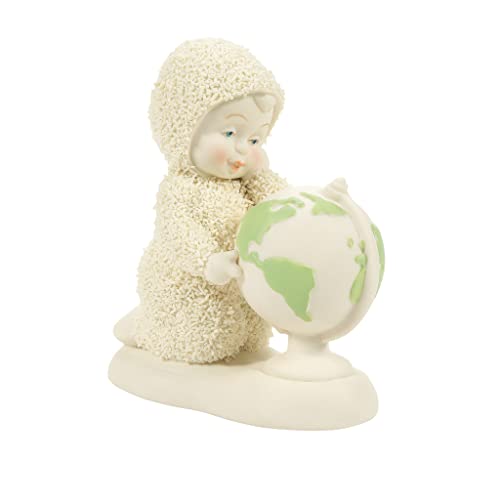 Department 56 Snowbabies Family and Friends Globe The Places to Go Figurine, 3.39 Inch, Multicolor