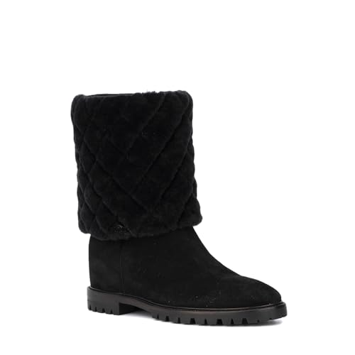 Aquatalia Women's Casandra Boot Dress Casual, Inside Zipper, Round Toe, Thermoplastic Polyurethane Outsole; Size 8