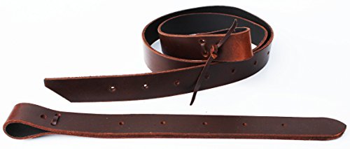 ProRider Horse Western Saddle Latigo Off Billet & Cinch Strap 2-Piece Set with Holes 40415
