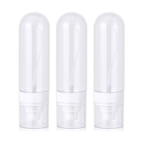 ASEVAT 3.38oz/100ml Travel Size Small Spray Bottle, PETG Empty Fine Mist Plastic Bottles, Leak Proof Refillable Liquid Containers, Travel Spray Bottles for Toiletries, Toners, Face, Hair Mist (Clear)