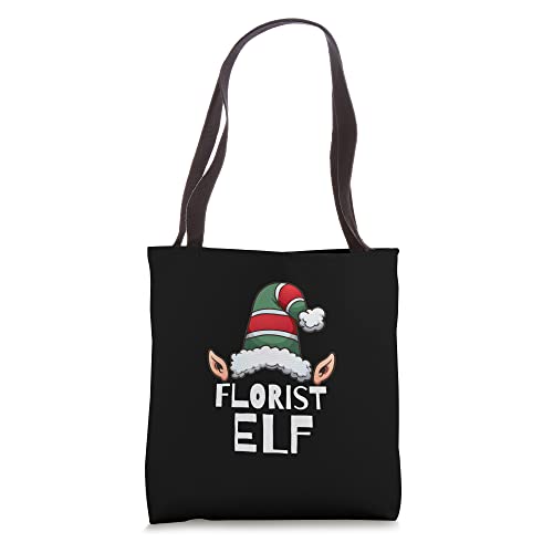 Florist Elf Funny Christmas Holidays Xmas Elves Tote Bag