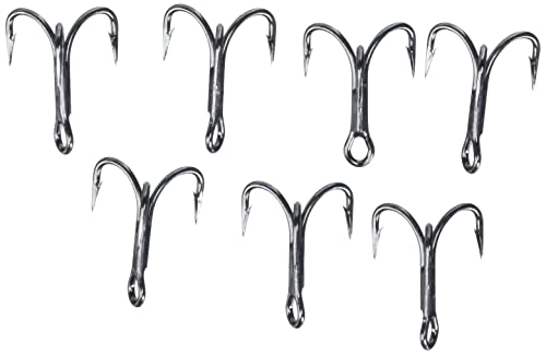 VMC 9626BN#4PP O'Shaugnessy Treble Hooks, 9-Pack, Pro -Pack, Sz4, Black Nickel