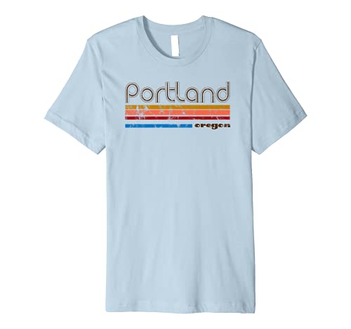 Retro Portland Tshirt Vintage Distressed Portland Shirt 70s