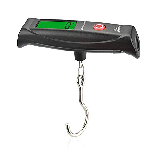 1PC Mini Portable Electronic Scale Travel Luggage Scale LCD Display Hanging Hook Digital Scale 50kg