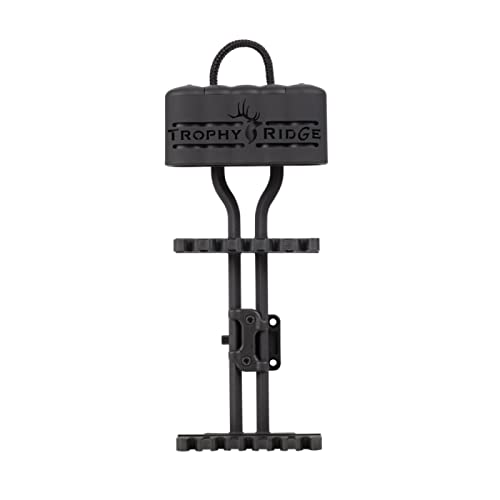 Trophy Ridge Convoy Archery Arrow Quiver - Silent Soft-Touch Hood, Innovative Detach Mounting, Hanging Loop, Ballistix Copolymer System for Superior Strength and Lightweight Design