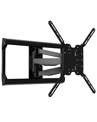 SANUS Full Motion TV Wall Mount for TVs up to 90' - Premium Design Extends 24' with Fingertip Swivel and Tilt - Easy 20 Minute Install - OLF24