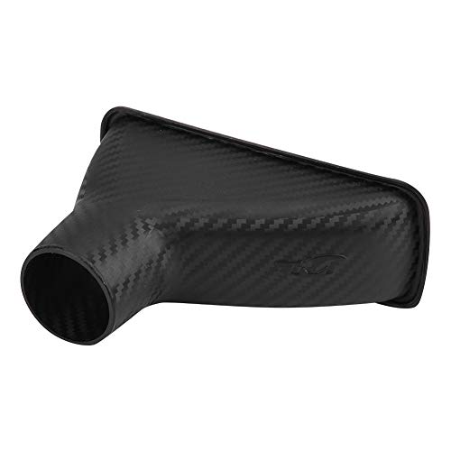 Universal Air Intake Turbo,Car Modified Front Bumper Air Intake Turbo Turbine Inlet Pipe Funnel Kit (Rectangle)