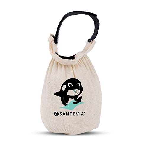 Organic Cotton Bath Faucet Filter by Santevia | Sensitive Skin Bathtub Water Purifier | Adds Nourishing Minerals for Hair & Skin | Chlorine Filter | Made in North America