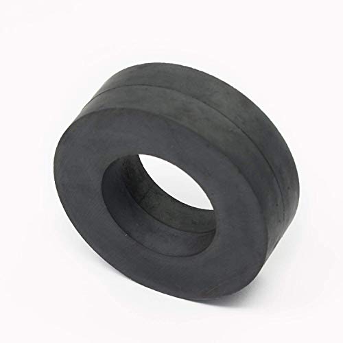 AOMAG Ferrite Magnet Ring OD60 x ID32 x 10mm 2.4' Large Grade C8 Ceramic Magnets (Pack of 2)