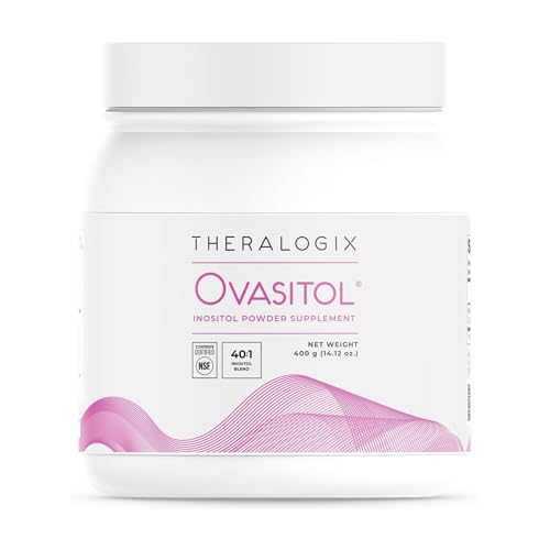 Theralogix Ovasitol Inositol Powder - 180 Servings - Myo-Inositol & D-Chiro Inositol for Hormone Balance & Ovarian Function Support* - NSF Certified