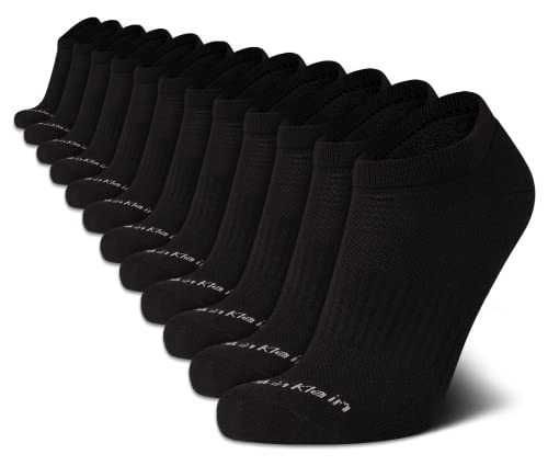 Calvin Klein Men's Socks - Low Cut Ankle Socks (12 Pack), Size 7-12, Classic Black