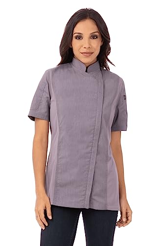 Chef Works Women's Springfield Chef Coat, Purple, Small