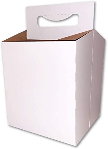 ICE N COLD 4pk Cardboard Carrier (White, 150ct) | Holds 4pk 12oz Bottles | FAST SAME DAY SHIPPING…