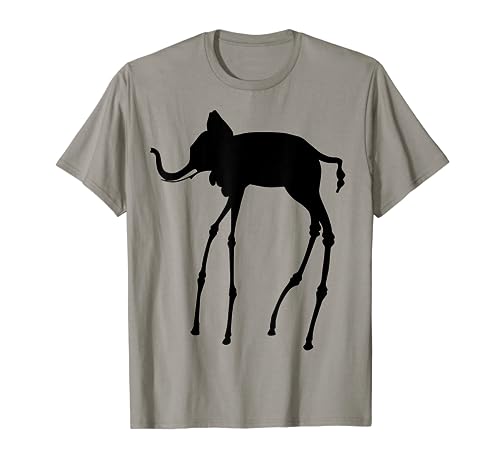 The Elephant by Dali T-Shirt