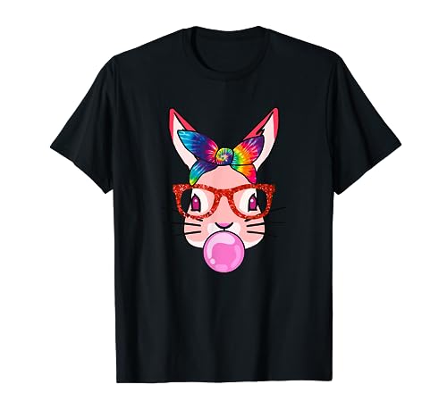 Tie Dye Headband Bunny Bubble-Gum, Funny Boy Girl Kid T-Shirt