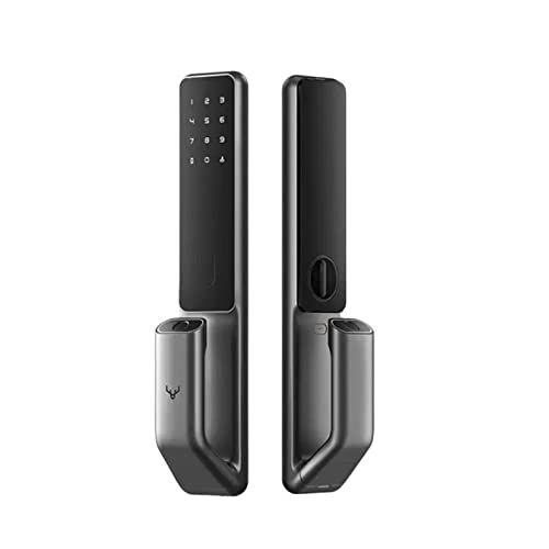 CAKEN Smart Door Lock S30 Pro Push-Pull Model Fingerprint Password NFC Bluetooth Unlock Detect Alarm Work Mijia App