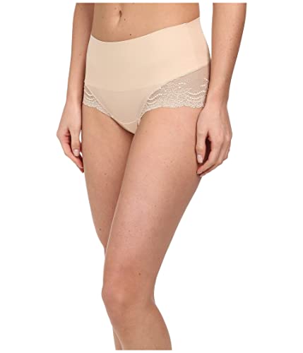 SPANX, Undie-tectable Lace Hi-Hipster Panty, Soft Nude, M