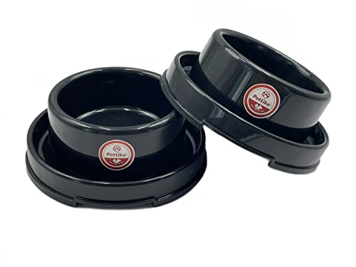 PetLike Ants Away Dog Bowls Pet Food Bowls, No Spill Cat Food Bowl Water Food Feeder Pet Dishes for Cat Puppies Small Medium Dogs…