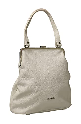 Pierre Cardin White Leather Medium Vintage Shoulder Bag for womens