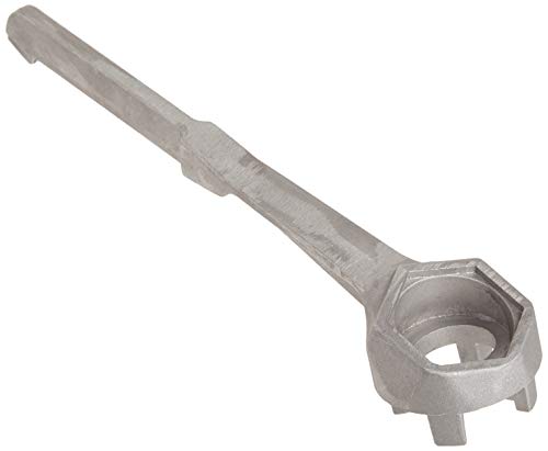 Duda Energy dwrench Aluminum Drum Wrench for Opening 10 gal, 15 gal, 20 gal, 30 gal and 55 gal Barrels Standard, 2' Bung Racing Fuel Methanol, 2'