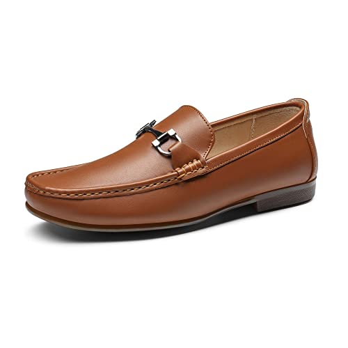 Bruno Marc Men's Henry-1 Dress Loafers Slip On Casual Driving Shoes for Men Tan/Henry-1 Size 10 M US