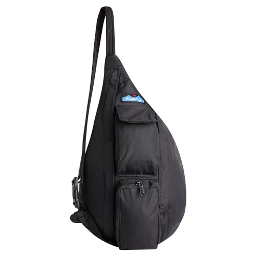 KAVU Mini Rope Sack Sling Crossbody Backpack - Blackout