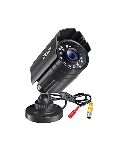 ZOSI 1080P CCTV Camera Outdoor Indoor Hybrid 4 in 1 HD TVI/CVI/AHD/CVBS Home Security Cameras System,Night Vision,Waterproof Metal Housing Bullet Cam For 960H,720P,1080P,5MP,4K analog Surveillance DVR