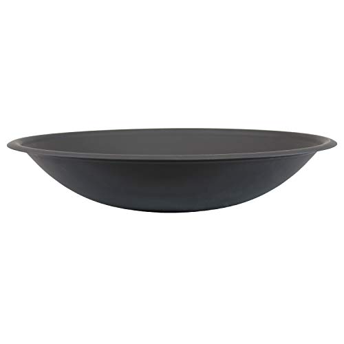 Sunnydaze Steel Replacement Fire Bowl for DIY or Existing Fire Pits - Black High-Temperature Paint Finish - 23-Inch