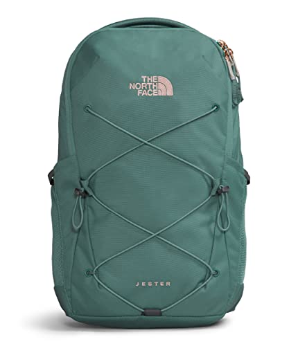 THE NORTH FACE Women's Jester Commuter Laptop Backpack, Dark Sage/Pink Moss, One Size