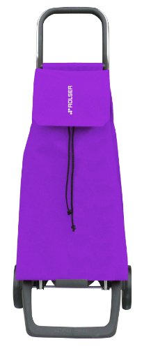 Rolser Jet LN 2 Wheel Shopping Trolley - Mauve