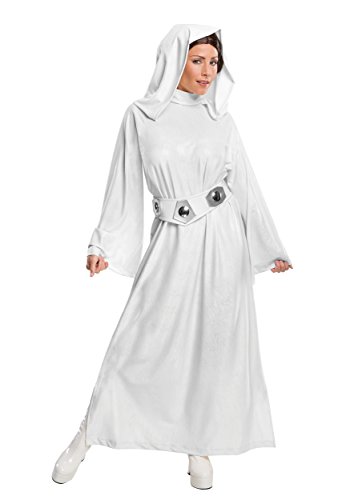 Rubie's Women's Star Wars Classic Deluxe Princess Leia Adult Sized Costumes, White, Large US