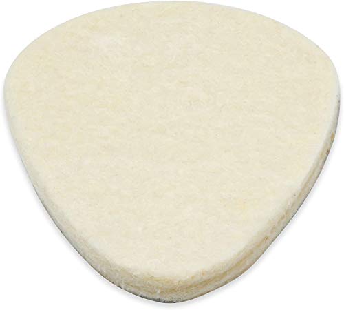 Ball of Foot Cushions for Women High Heel and Men Felt Shoe Insert Pads for Feet Pain Relief 1/4 Inch Thick (White, 12 Pack)