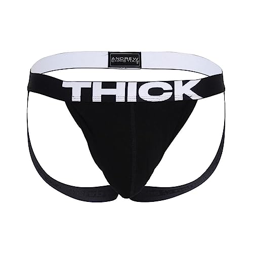 Andrew Christian THICK Jock, Black, 2X-Large