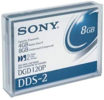 Sony DGD120P//AWW 1PK DDS2 DAT 4 MM 120 M 4/8 GB DGD120P TAPE CARTRIDGE by Sony
