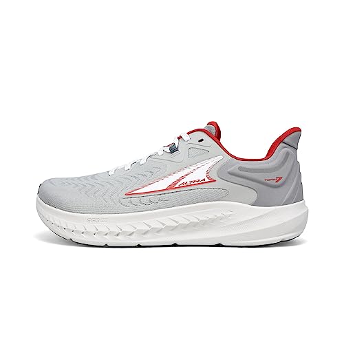 ALTRA Men's Torin 7 Road Running Shoe, Gray/Red - 10 M US