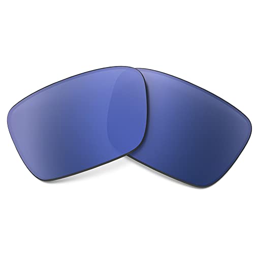 Oakley Fuel Cell Rectangular Replacement Sunglass Lenses, Prizm Ice Polarized, 60 mm