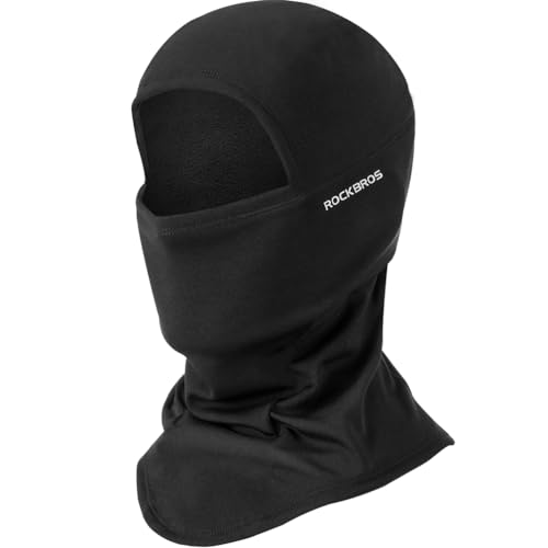 ROCKBROS Ski Mask Balaclava for Men Cold Weather Scarf Windproof Thermal Winter Women Neck Warmer Hood for Cycling Hiking Black…