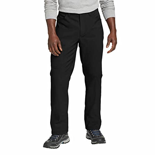Eddie Bauer Men's Rainier Pants, Black, 38/30
