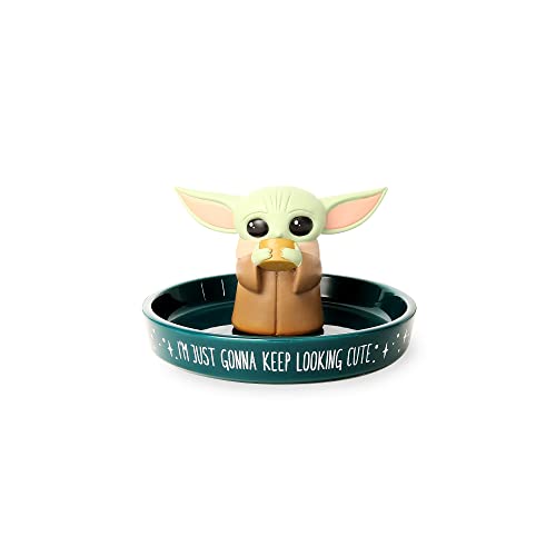 STAR WARS The Mandalorian Grogu Jewelry Dish - Grogu 3D Trinket Tray - Ring Dish - The Child Jewelry Tray Gifts