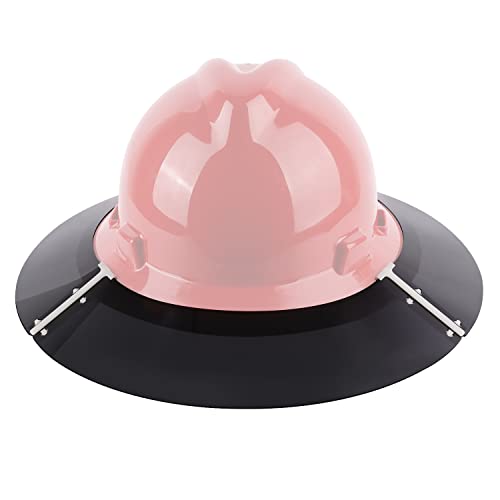 Glosaie Premium Hard Hat Visor Fits Standard V-Gard Full Brim Attachment for Men or Women Working Outside