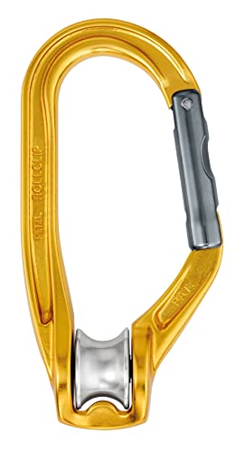 PETZL P74 Pulley Carabiner with Gate Opening On Side