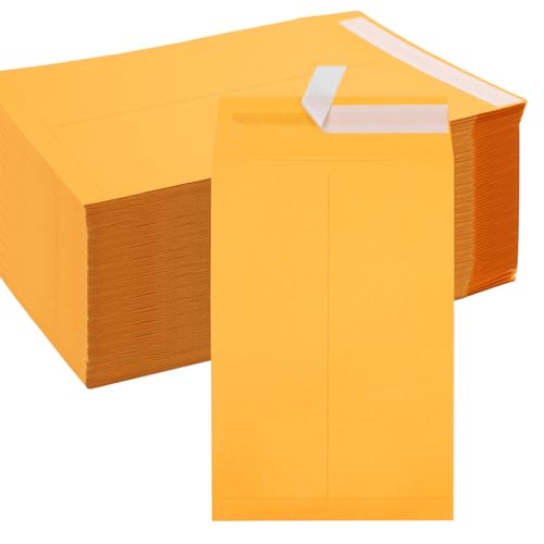 Joyberg 48 PCS 6x9 Envelopes Self Seal, Yellow Envelopes 6x9 Printable, Catalog Mailing Envelopes 6x9 Tear Resistant, Kraft Envelope for Mailing Letters, Documents, Photos, Invitation Cards