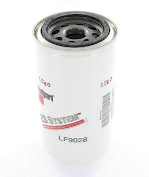 Fleetguard LF9028 Extended Service Lube Filter For Carrier/Kubota 300046300, Stratapore Venturi Combo, 100% Efficiency, 30-Micron Rating, 1-16 UN-2B Thread Size, 6.942'H x 3.666'OD