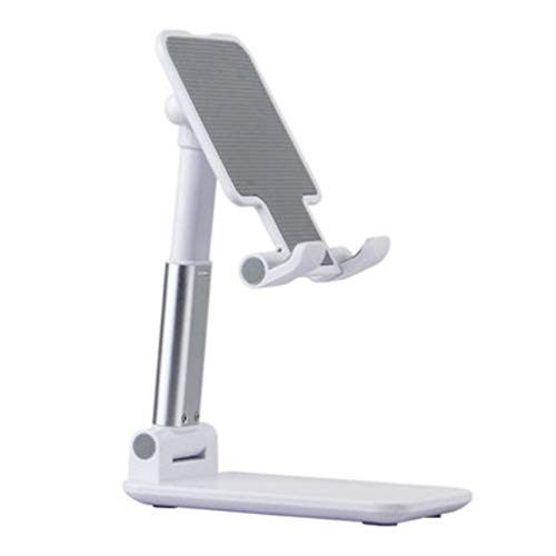 DINGZZ Mobile Phone Stand Desktop Live Broadcast Online Lesson Drama Tablet Universal Folding Carry-on Support Shelf (Color : Black)